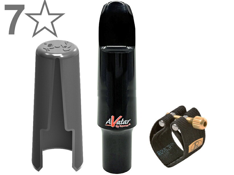 Rovner ( ロブナー ) 7☆ アヴァター バリトンサックス マウスピース ラバー Baritone saxophone Mouthpiece Avatar Deep D collection 7ワンスター 7*　北海道 沖縄 離島不可