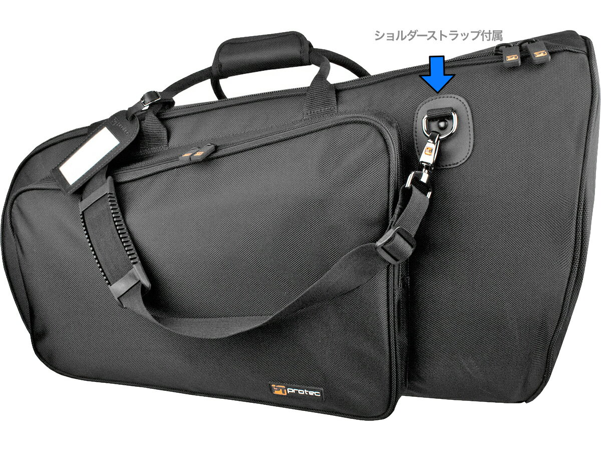 PROTEC ( プロテック ) C242 ユーフォニアム ケース ブラック ギグバッグ ソフトケース ショルダー リュック euphonium case 北海道 沖縄 離島不可