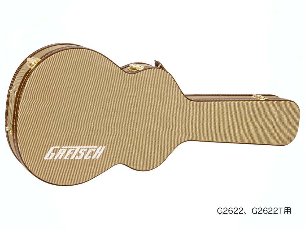 GRETSCH ( グレッチ ) G2622T Tweed Case エレキギター ハードケース ツイード Streamliner G2622 G2622T G5422 G5622T 木製ケース