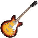 Epiphone ( エピフォン ) CASINO VS カジノ エレキギター フルアコ ナチュラル Vintage Sunburst【春特価！ピック20枚プレゼント 】