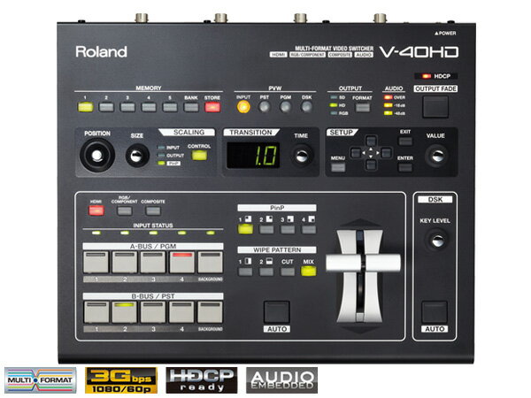 Roland ( ローランド ) V-40HD ◆ Multi-Format Video Switcher ［ 映像・音声関連機器 ］［ 送料無料 ］