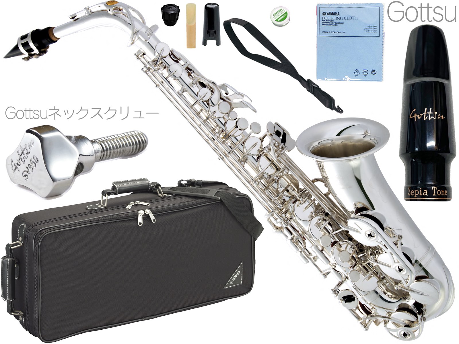 YAMAHA ( ޥ ) YAS-62S ȥå å  ɳڴ silverå Alto saxophone Pomarico Gottsuޥԡ å I̳ƻ  ΥԲ