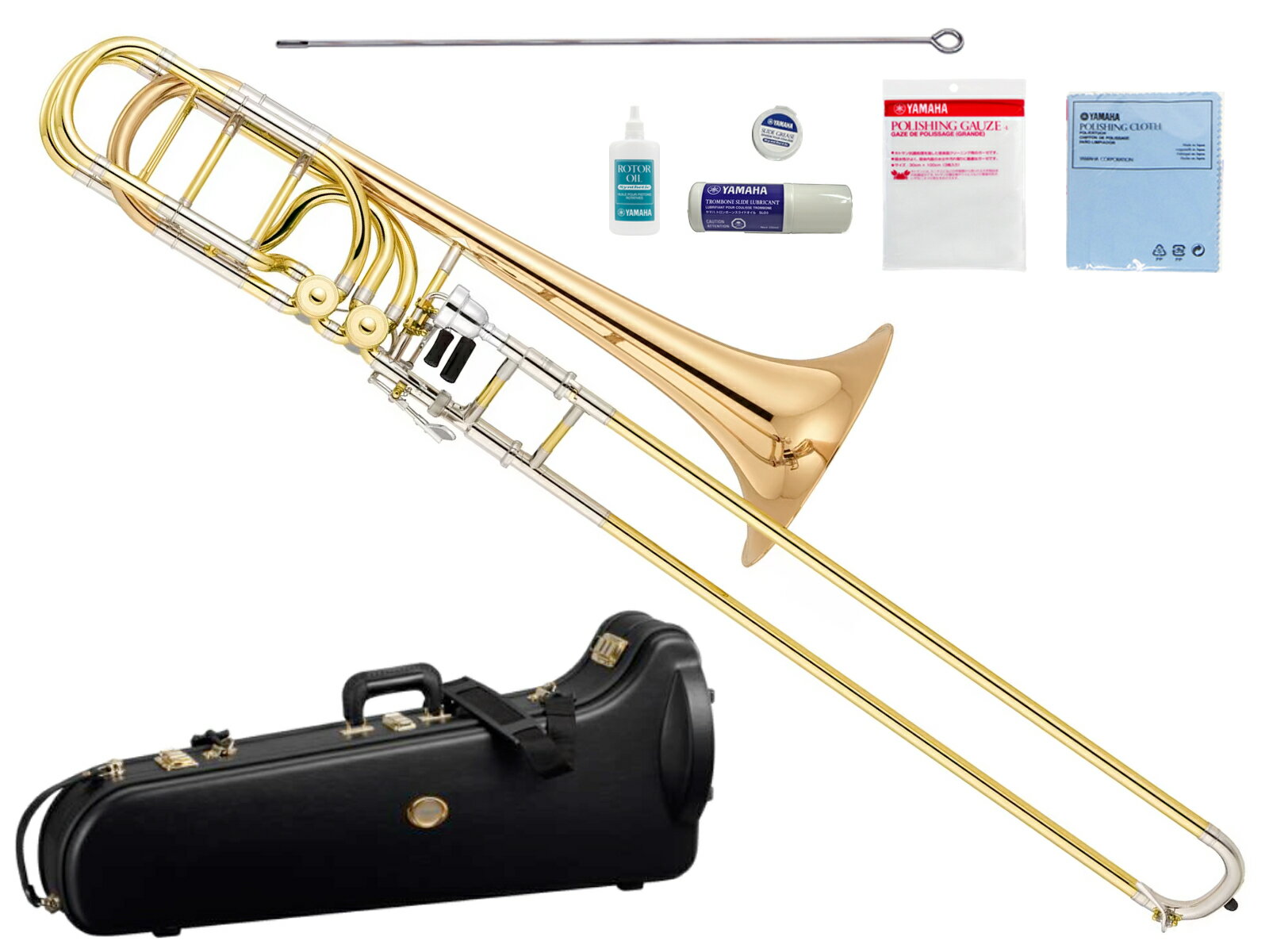 YAMAHA ヤマハ YBL-835G バストロンボーン ゴールドブラスブラスベル 太管 ダブルロータリー 日本製 カスタム Xeno Bass Trombone　北海道 沖縄 離島不可