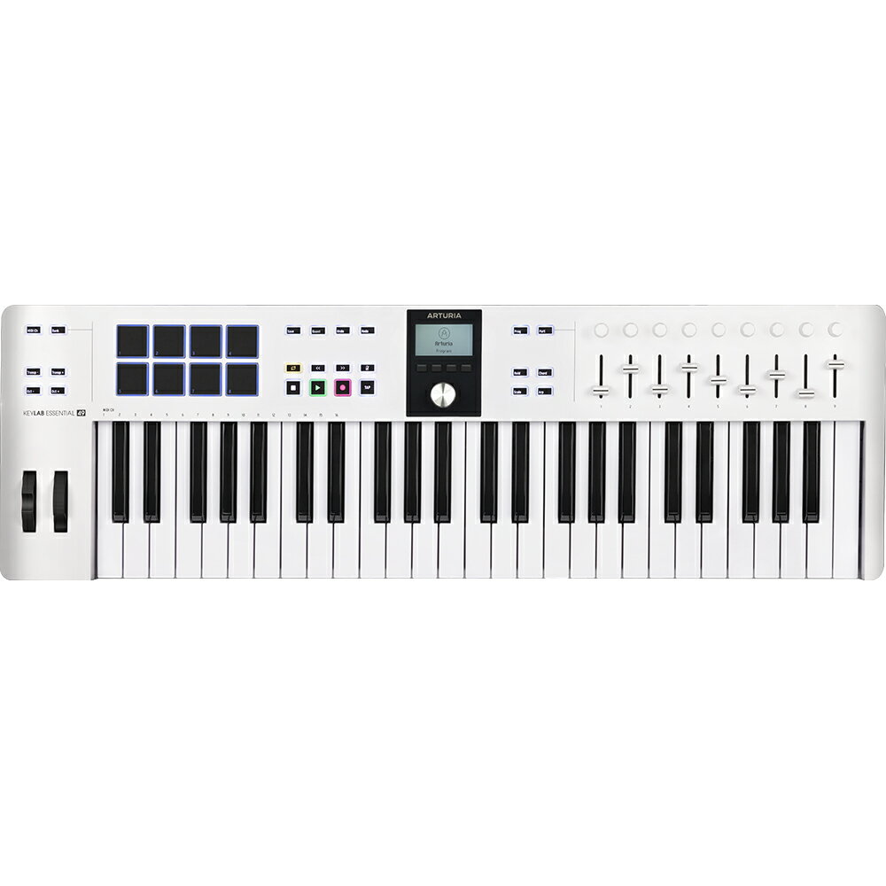 Arturia ( アートリア ) KeyLab Essential 49 MK3 WHITE 49鍵盤 MIDIキーボード【取り寄せ商品 】