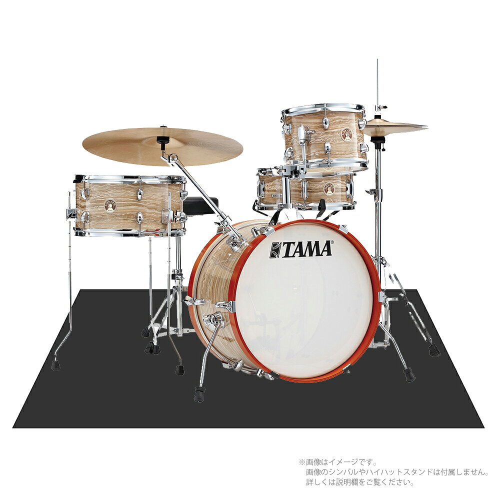TAMA タマ Club-JAM LJK48S-CMW マット付き クラブジャム ドラムセット【LJK48S-CMW】 クラブジャム 小口径 コンパクト ドラム...