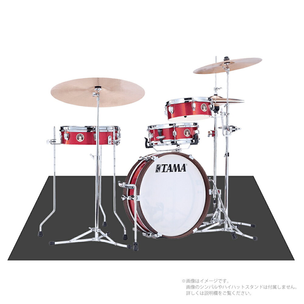 TAMA タマ Club-JAM Pancake Kit LJK48P-BRM マット付き クラブジャム ドラムセット【LJK48P-BRM】 パンケーキ 小口...