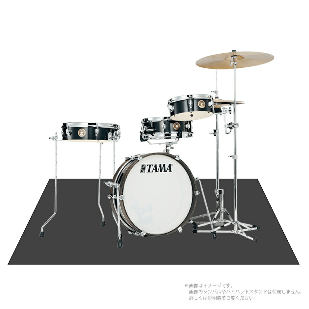 TAMA タマ Club-JAM Pancake Kit LJK48P-HBK マット付き クラブジャム ドラムセット【LJK48P-HBK】 パンケーキ 小口...