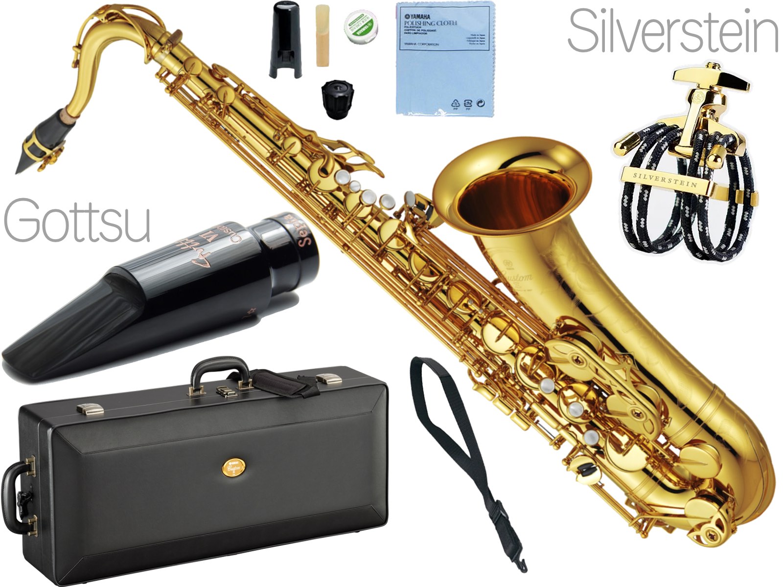 YAMAHA ( ヤマハ ) YTS-82Z テナーサックス カスタムZ ゴールド 日本製 Tenor saxophone gold Custam Z Gottsuマウスピース セット L　北海道 沖縄 離島不可