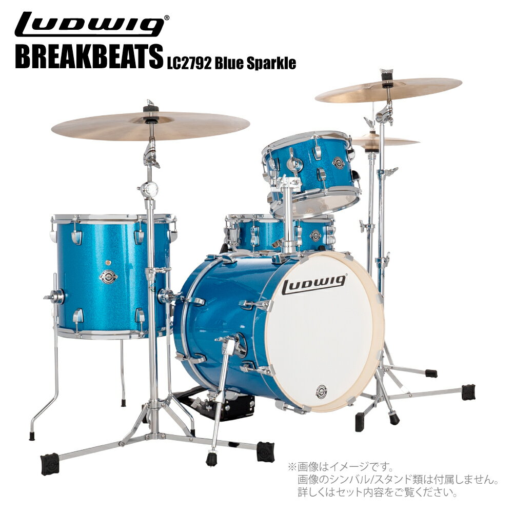 LUDWIG ( ǥå ) Newۥ֥쥤ӡ LC2792 Blue Sparkle BREAK BEATS ɥॻå   ȥ꡼ȡڥޥåդ  QUESTLOVE ܳ ɥ ߥ˥ ѥ  ȥɥ å ƥå