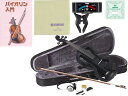 CarloGiordano ( カルロジョルダーノ ) EV-202 ブラック エレクトリック バイオリン 4/4 Silenzia サイレント 楽器 EV202 BK Black セット F 北海道 沖縄 離島不可(2)