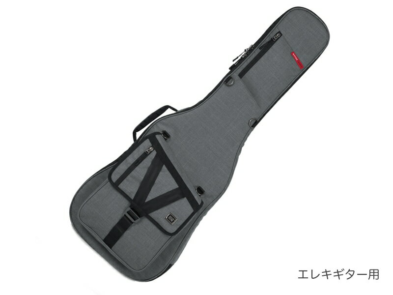 Gator Casesは、2000年に設立された、楽器関連の収納・運搬用ケースを製造・販売するアメリカのブランドです。 &nbsp; ケース内側の黒い生地にはワニ柄の模様がさりげなく入っているのもポイントです。 付属品でよくあるようなペラペラなものとは違い、厚みのあるパッドで運搬時の安心感が上がります。 生地が直接地面に触れないように底部にゴム脚が付けられています。 &nbsp; お手持ちのベースが入るかどうかのご質問には当店に在庫があれば確認可能(お時間が掛かります)ですが、無い場合はご回答出来ませんのでご了承下さい。 ちなみにゲーターは公式サイト(海外サイト)上で収納情報が公開されています。 楽器のブランドやシェイプだけでなく、具体的なモデル名まで指定して検索することができ、検索結果に収納可能なケースが表示されます。 全ての楽器の情報が網羅されている訳ではありませんが、似た楽器の収納情報を参考にすることもできると思います。 &nbsp; 内寸 全長：約123.2cm&nbsp; &nbsp; ボディ長さ：約58.4cm&nbsp; &nbsp; 深さ：約8.9cm 上部横幅：約33cm 中部横幅：約31.8cm 下部横幅：約37.5cm 重量：約2.3kg　