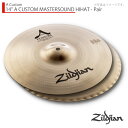Zildjian ジルジャン 14" A CUSTOM MASTERSOUND HIHAT - pair カスタムマスターサウンドハイハット14インチ ペア【クリーナー クロス 付 】 ハイハット シンバル