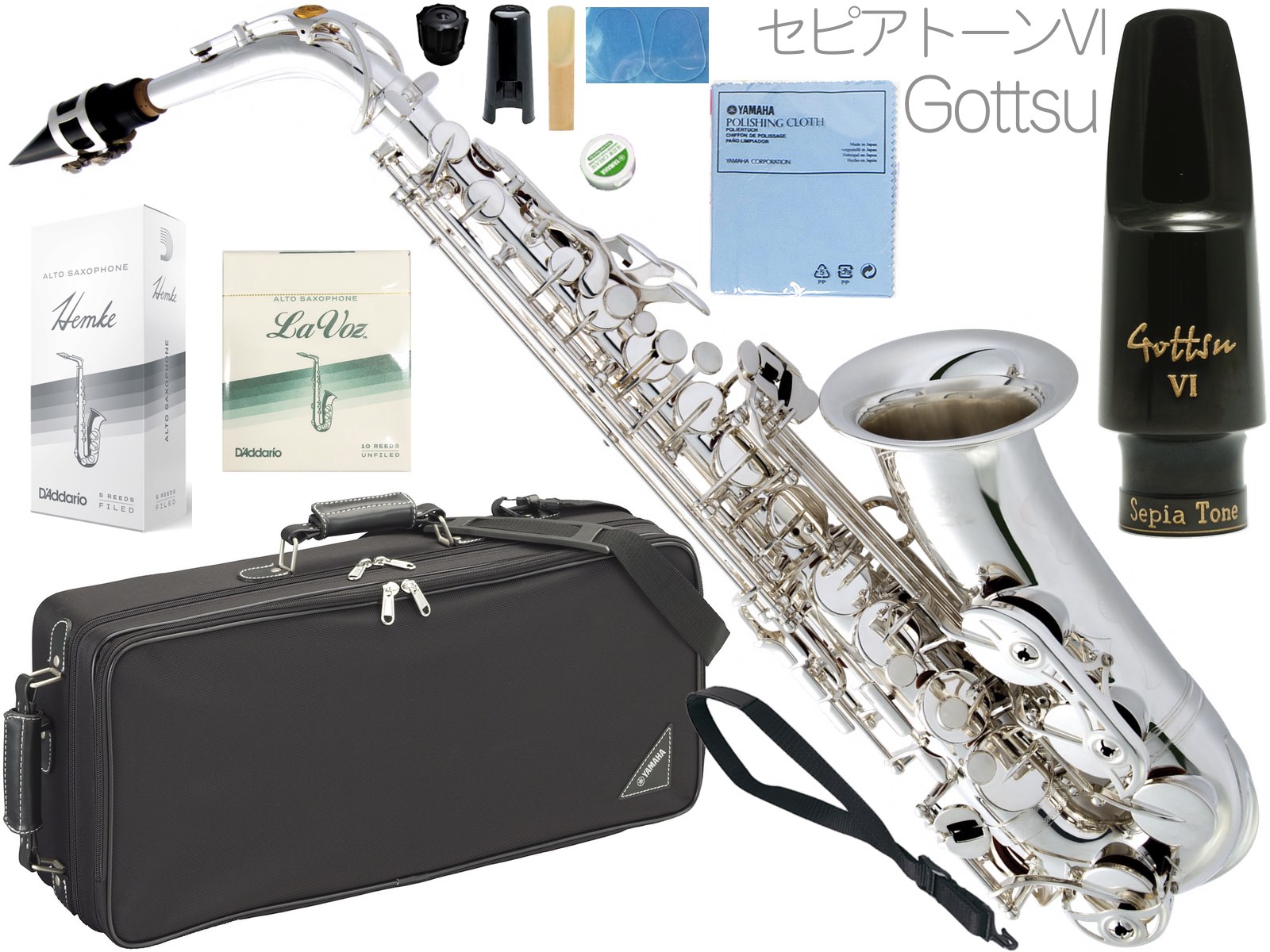 YAMAHA ( ޥ ) YAS-62S ȥå å  ɳڴ silverå Alto saxophone ԥȡ VI ޥԡ å E̳ƻ  ΥԲ