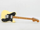 Vintera II 70s Telecaster Deluxe with Tremoloは70年代のタイムレスなサウンドを現代に蘇らせ、フェンダーならではのアイコニックなルックス、インスピレーション、比類ないトーンを提供します。 &nbsp; Vintera II 70s Telecaster Deluxe with Tremoloはアルダーボディとメイプルネックを採用しパンチと透明感に溢れたクラシックなフェンダートーンを実現します。&rdquo;U&rdquo;シェイプネックは70年代モデルのネックプロファイルを元に設計されており、7.25インチラジアス指板とヴィンテージトールフレットにより、大胆なベンディングや繊細なビブラートが可能でヴィンテージの快適さが得られます。 &nbsp; 2基のヴィンテージスタイル&rsquo;70sワイドレンジハムバッカーは煌びやかさと温かでダイナミックなパワフルさを併せ持ち、アイコニックなフェンダーサウンドを提供します。ヴィンテージスタイルのTelecaster Deluxeチューニングマシンは、クラシックなルックスに加え、より細かいギア比とチューニングの安定性を向上させます。 &nbsp; 本格的なヴィンテージルックで素晴らしい仕上がりとなっているフェンダーの意欲作。是非、お試しください。 &nbsp; ギグケース付属 画像は以前撮影した画像です。お届けの商品とは仕様や木目・色合いが異る場合があります。 &nbsp; Body Material: Alder Body Finish: Gloss Polyester Neck: Maple, &lsquo;70s &ldquo;U&rdquo; Neck Finish: Gloss Urethane Fingerboard: Maple, 9.5&rdquo; (241 mm) Frets: 21, Vintage Tall Position Inlays: Black Dot (Maple) Nut (Material/Width): Synthetic Bone, 1.650&rdquo; (42 mm) Tuning Machines: Pure Vintage Tele&reg; Deluxe Scale Length: 25.5&rdquo; (64.77 cm) Bridge: 6-Saddle Vintage-Style Synchronized Tremolo with Block Saddles Pickguard: 3-Ply Black/White/Black Pickups: Vintage-Style Wide-Range Humbucking (Bridge), Vintage-Style Wide-Range Humbucking (Neck) Pickup Switching: 3-Position Toggle: Position 1. Bridge Pickup, Position 2. Bridge And Neck Pickups, Position 3. Neck Pickup Controls: Volume 1. (Neck Pickup), Tone 1. (Neck Pickup), Volume 2. (Bridge Pickup), Tone 2. (Bridge Pickup) Control Knobs: Skirted Black Plastic with Numbered Indicators Hardware Finish: Nickel/Chrome &nbsp;