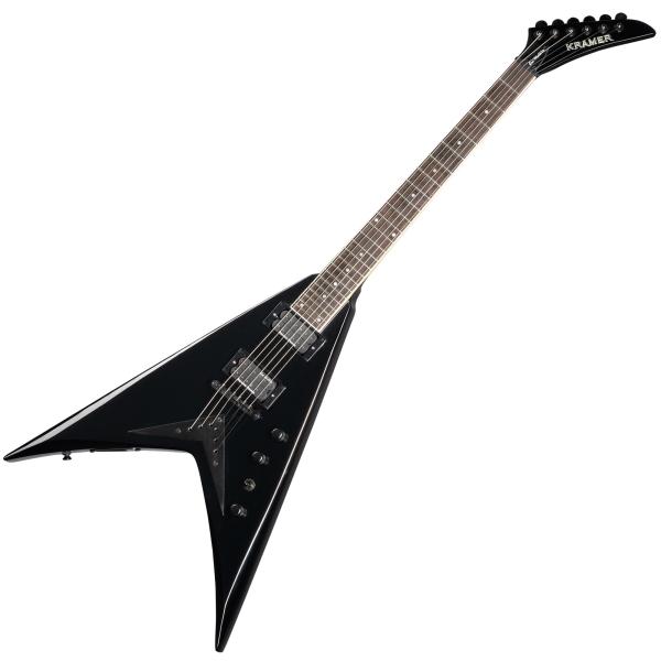 KRAMER ( クレイマー ) Dave Mustaine Vanguard Ebony デイヴ ムステイン シグネイチャー Megadeth メガデス【ストラップ プレゼント 春特価 】