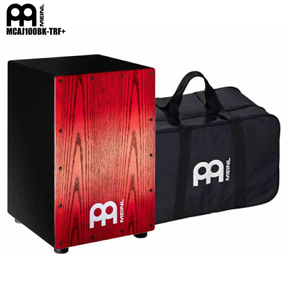 Meinl ( マイネル ) MCAJ100BK-TRF+ 純正ケース付 カホン cajon パーカッション【MCAJ100BK-TRF+】【在庫有り 】 ビ…