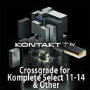 Native Instruments ( ネイティブインストゥルメンツ ) Kontakt 7 Crossgrade for Komplete Select 11-14 / Kontakt 2-7 DL【期間限定特価 】