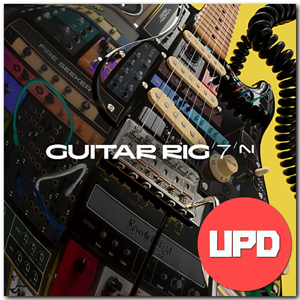 Native Instruments ( ネイティブインストゥルメンツ ) Guitar Rig 7 Pro Update (ダウンロードコード）