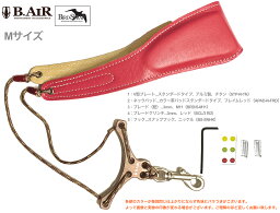 【メール便出荷品】　 B.AIR ( ビーエアー ) バードストラップ カスタマイズ フレイムレッド 赤 チタン サックス用 Mサイズ 3mm ネックストラップ BIRD STRAP saxophone　北海道 沖縄 離島不可