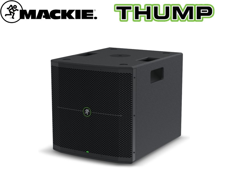 《 パワードサブウーファー 》1400W ◆ MACKIE ( マッキー )　Thump115S (1本) ◆ 15インチ 1400W パワードサブウーファー ( アンプ搭載 ) サンプ115S［ 商品説明 ］ 15インチ 1400W パワードサブウーファー Thump115S Thump115SはMackie Thumpシリーズの中で最もコンパクトなサブウーファーです。小さくても1400Wハイパワーサウンドを実現し、DJイベントやライブハウス、バンドライブ等で活躍してくれることでしょう。 完璧なシステムへ フルバンドのイベントやDJイベントで迫力のないサウンドでは満足しないですよね。超コンパクト15インチ1400Wハイパワーサウンドを誇るThump115Sサブウーファーは必要な低域を拡充するだけでなくフルレンジモデルのThumpシリーズと組み合わせることにより、最適なサウンドを実現します。用途に合わせて選択可能なボイシングモードと可変可能なクロスオーバーネットワークを搭載し、最適なサウンドにセットアップすることが可能です。またステレオ入力、ハイパス、フルレンジ出力と豊富な入出力端子を装備し、様々なシステムにも対応。人間工学に基づいたハンドルを装備し可搬性にも優れたパワードサブウーファーです。 ◆ 主な特徴 ◆1400W超高効率D級パワーアンプ ◆用途に合わせて選択可能なボイシングモード ◆可変可能なクロスオーバーネットワークとレベル ◆ステレオXLR入力/ステレオハイパス+フルレンジ出力 ◆周波数特性:36Hz - 200Hz ◆最大音圧レベル:131dB 製品名：Thump115S 出力（W)：1400W 低域ドライバー：15インチ 高域ドライバー：なし 周波数特性：36Hz - 200kHz 最大音圧レベル：131Hz ワイヤレスコントロール&amp;ストリーミング：無し 固定設備アイボルト対応：無し ◆プロフェッショナルライブサウンドに必要不可欠なアイテム ・高い信頼性と安定したサウンドを提供する1400W D級パワーアンプ ・ハイパフォーマンス15インチ低域スピーカーユニット ・軽量コンパクトながら過酷なツアーにも耐えうる&ldquo;戦車級に頑丈な&rdquo;筐体 ・周波数特性:36Hz - 200Hz ・最大音圧レベル:131dB ◆ボイシングモード ・Flat - 全体の出力と自然なバランスを提供する重低音 ・Deep - ダンスミュージックやEDMに最適な低域を強調 ・Punch - バンドサウンドやロックに最適な素早い低域を再生 ・Variable - 80Hz - 160Hzまで自由に設定が可能 ◆最適なシステムを構築が可能 ・可変可能なクロスオーバーネットワーク ・位相反転スイッチ ・消灯可能なフロントLED ・フルレンジ出力をステレオ、もしくはサミングモノ設定可能なFR OUTスイッチ ・自由に設定可能な出力レベルコントロール（-6dBUから+6 dBU） ・フロントLEDオンオフスイッチ ◆豊富な入出力端子 ・ステレオXLR入力 ・ステレオフルレンジXLR出力 ・ステレオハイパスXLR出力 ◆多くの設置方法に対応 ・ディスタンスロッド取付可能（M20） ◆重量： 23.72 kg ◆寸法472 x 462 x 584 mm(HxWxD) ■ベーシストが音作りにこだわるように メインスピーカーでは他社含めボイシングモードが選択できますよね？ただ今までサブウーファーにはこのようなモードを搭載している機種は存在しませんでした。Mackieはこの機能に着目し、サブウーファーでもボイシングモードを搭載しました。3種類の用途に合わせて選択可能なサブウーファーボイシングモードを搭載することで、様々な現場でThump115Sは活躍してくれることでしょう。 Flat - 深みのある低域と全体的にバランスの取れた低域を再生するフラットなモード Deep - EDMやヒップホップ、ダンスミュージックに最適な低域を拡張したモード Punch - 素早い低域を再生する最大出力レベルを優先し、フルバンドライブやロックライブに最適なモード Variable - システムに合わせ可変可能なクロスオーバーモード　