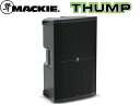 《 パワードスピーカー 》1400W&nbsp; 高効率 D級パワーアンプ ◆ MACKIE ( マッキー )　 Thump215 (1本) ◆ 1400W 15インチ パワードスピーカー ( アンプ搭載 ) サンプ215［ 商品説明 ］ 15インチ 1400W パワードラウドスピーカー　Thump215 Mackie 15インチモデルパワードラウドスピーカーは世界中のDJプレーヤーにご愛顧いただいてます。進化を遂げたThump215はこれからDJをはじめようと考えている方から、プロのDJプレーヤーまで最適なサウンドを演出してくれます。もちろんモバイルPA、ライブハウスなど様々な用途でも活躍してくれることでしょう。 もっとハイパワーなライブを Thump215はより低域が必要なイベントに最適な1400Wハイパワー15インチパワードラウドスピーカーです。急激なハウリングを瞬時に回避してくれるフィードバックエリミネーター、イベント中の急な呼び出しにも対応可能なミュージックダッキングモードも搭載し最適なライブを演出することができます。また2つのTRS/XLR入力とステレオミニAux入力端子を装備し様々な音源にも対応しております。 ◆ 主な特徴 ・1400W超高効率D級パワーアンプ ・軽量コンパクトながら過酷なツアーにも耐えうる&ldquo;戦車級に頑丈な&rdquo;筐体 ・15インチハイパフォーマンス低域ユニット ・1インチコンプレッションドライバー ・フィードバックエリミネーター ・ミュージックダッキング ・35mm&phi;スタンド対応ポールマウント+フロアモニター設置 製品名：Thump215 出力（W)：1400W 低域ドライバー：15インチ 高域ドライバー：1インチ 周波数特性：40Hz - 23kHz 最大音圧レベル：129Hz ワイヤレスコントロール&amp;ストリーミング： 無し 固定設備アイボルト対応：無し ◆1400W超高効率D級パワーアンプ ◆軽量コンパクトながら過酷なツアーにも耐えうる&ldquo;戦車級に頑丈な&rdquo;筐体 ◆周波数特性:40 Hz &ndash; 23kHz ◆最大音圧レベル:129 dB ◆豊富な入出力端子 ・Ch1:マイク/ラインレベル対応XLR/TRSコンボ端子 ・Ch2:ラインレベル対応XLR/TRSコンボ端子（※マイク非対応）＋ステレオミニ ・各入力chからのThru出力XLR端子 ◆ハイパフォーマンス15インチ低域スピーカーユニット ◆1インチ高域コンプレッションドライバー ◆急激なハウリングを回避してくれるフィードバックエリミネーター ◆チャンネル1に接続したマイクが優先され、チャンネル2に接続した音源の音量を自動的に下げるミュージックダッキングモード ◆35mm&phi;スタンド対応ポールマウントカップ ◆フロアモニター設置に最適な角度 ◆ユニバーサル電源（100-240vac） ◆重量：15.8 kg ◆寸法：686 x 442 x 356 mm(HxWxD) ■最適なPAシステムをセットアップ ・ミュージックダッキング イベントで音楽を大音量で再生している最中に、迷子のお知らせをいれなければならなくなりました。急を要します。音楽のレベル調整する暇もないくらいです。でも大丈夫。ミュージックダッキングボタンを装備しました。このボタンを押すだけで、チャンネル1に接続したマイクが優先され、チャンネル2に接続した音源の音量を自動的に下げることが出来ます。 &nbsp; ・フィードバックエリミネーター マイクとスピーカーの距離が近過ぎて、鼓膜が破れそうな音がスピーカーから聞こえてきた経験は誰でもありますよね？プロのエンジニアが居ればそんなハウリングも発生しないでしょう。でも大丈夫。New Thumpシリーズにはフィードバックエリミネーターボタンを装備しました。このボタンを押すだけで、瞬時にハウリングを自動的に回避してくれます。New ThumpシリーズにはMackieプロフェッショナルエンジニアが入っているとお考えください！ ミキサーを忘れたエンジニアも New Thumpシリーズにはマイク、ラインはもちろん、ギターなどのHi-z出力音源やキーボード、DJミキサーなど様々な音源を直接接続可能なXLR/TRSコンボ入力端子を2ch装備しました。さらにスマートホンやメディアプレーヤーなど直接接続可能な1/8インチステレオミニ入力端子も装備。ちょっとしたイベントであればミキサーも不要です。 &nbsp; &nbsp; &nbsp;　