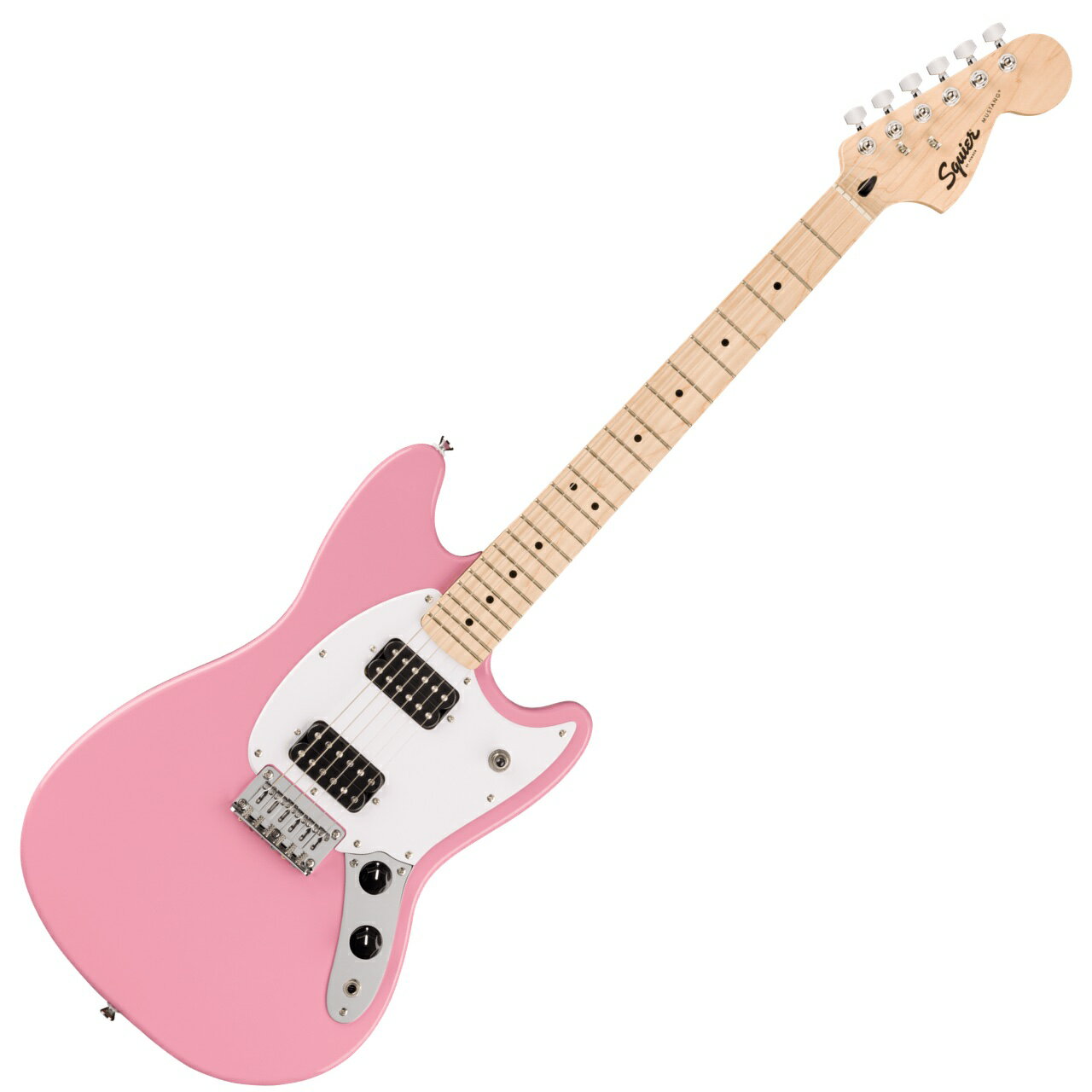 SQUIER ( スクワイヤー ) Squier Sonic Mustang HH Flash Pink ムスタング エレキギター 初心者 入門に おすすめ【春特価！ピック20枚プレゼント 】