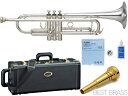 YAMAHA ( ヤマハ ) YTR-850S トランペット 銀メッキ イエローブラス カスタム 管楽器 B♭ Trumpets custom BEST BRASSマウスピース セット F　北海道 沖縄 離島不可