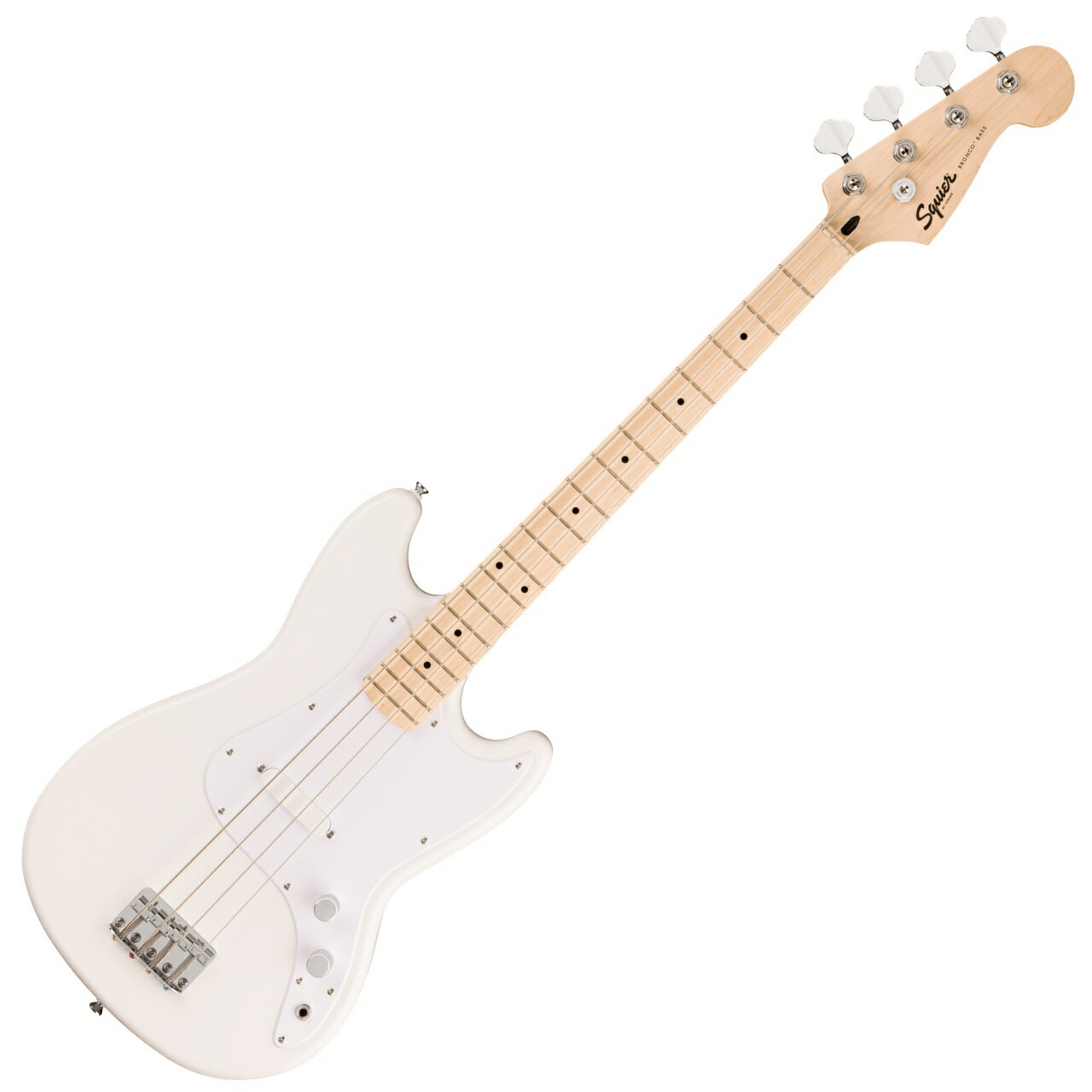 SQUIER ( スクワイヤー ) Squier Sonic Bronco Bass Arctic White ブロンコ・ベース byフェンダー エレキベース 【春特価！ピック20枚プレゼント 】