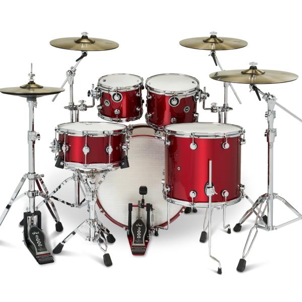 DW �ǥ������֥� DWe 5-Piece Complete Bundle Kit Black Cherry Metallic Lacquer��DWe 5-Piece�ۡ�����Բ� �� �Żҥɥ�� ����ɥ� �ɥ�ॻ�å� ���������ƥ��å��ɥ�� ��Ͽ �쥳���ǥ��� ���ơ���