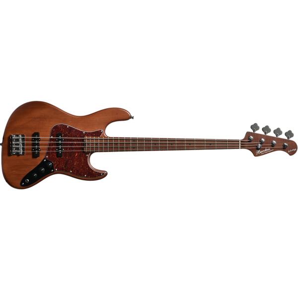 Bacchus バッカス WL4-STD/RSM BR-S ウッドライン エレキベース 34インチ・スケール