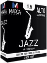 【メール便出荷品】MARCA ( マーカ ) ジャズ アルトサックス リード 1.5 ファイルドカット 10枚 1箱 Alto saxophone reed JAZZ filed cut 1-1/2　北海道 沖縄 離島不可