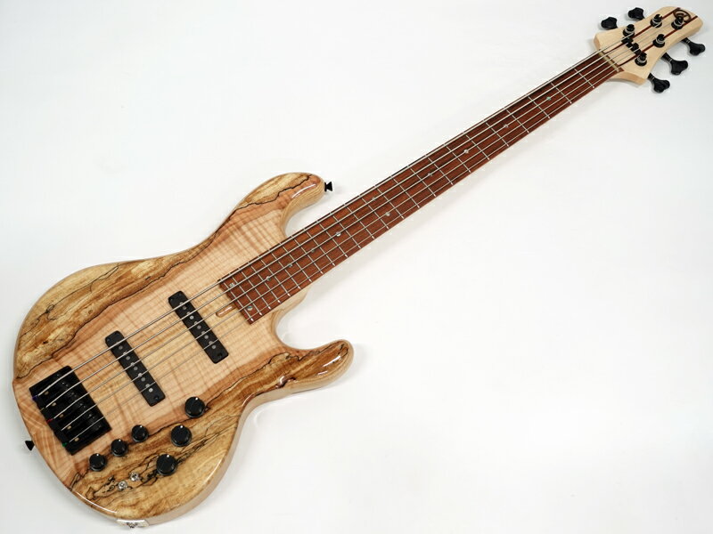 dragonfly CS5/345 CUSTOM Spalted Maple/Ash Natural Gloss 国産 ドラゴンフライ 5弦ベース エレキベース