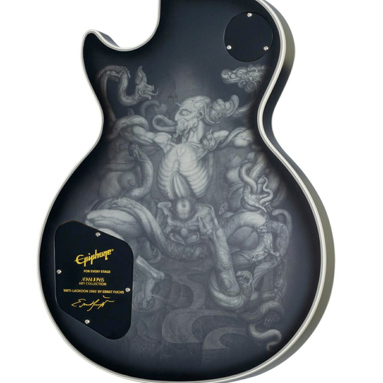 Epiphone ԥե Adam Jones Les Paul Custom Ernst Fuchs ANTI-LAOKOON 1965 쥹ݡ롦ڽòԥå20ץ쥼ȡ