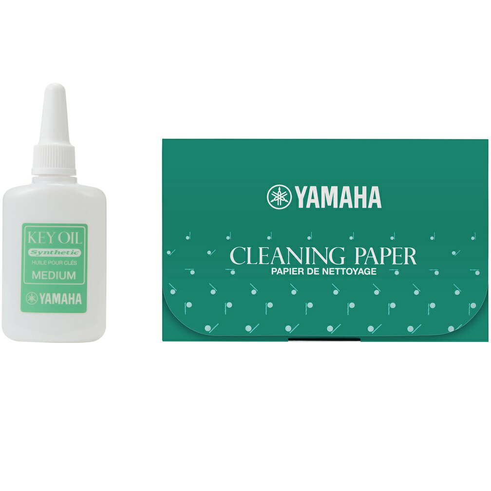 【メール便出荷品】 YAMAHA ( ヤマハ ) KOM3 キイオイルM ミディアム CP3 クリーニングペーパー セット 管楽器 お手入れ用品 KEY OIL...