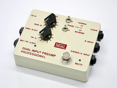 TRIAL トライアル DUAL INPUT PREAMP PROFFESIONAL エフェクター アコギ プリアンプ