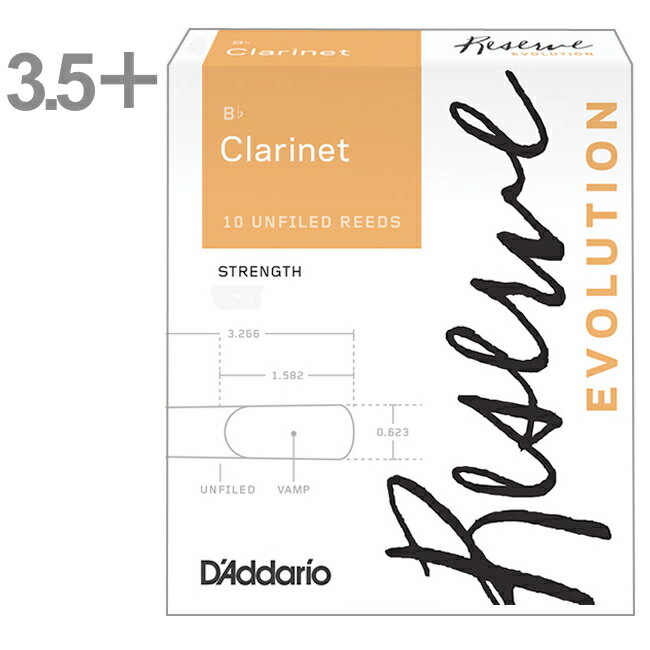 ڥ᡼ؽвʡ D'Addario Woodwinds ( ꥪ åɥ ) DCE10355 쥼 塼 CL3.5+ B ͥå ꡼ 10 3.5+ Reserve Evolution clarinet UF ̳ƻΥԲ