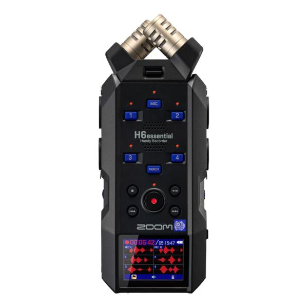 ZOOM ( ズーム ) H6 essential Handy Recorder レコーダー 32bitフロート 録音 USB オーディオインターフェイス機能…