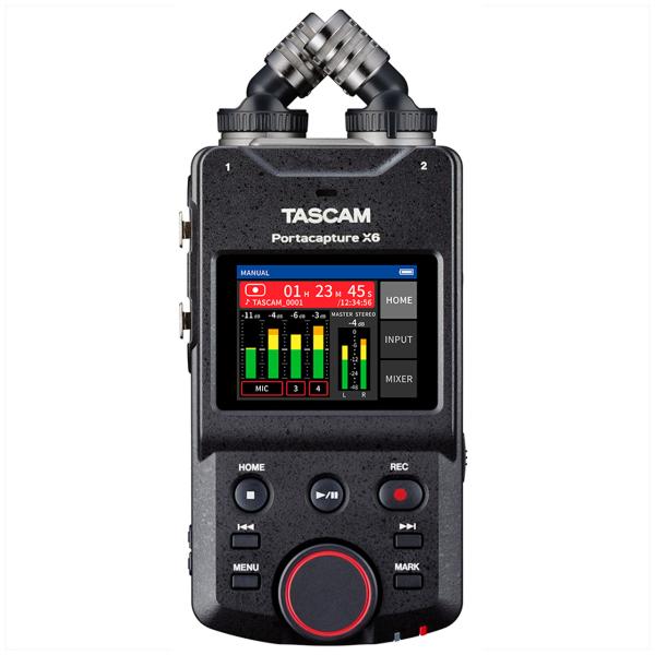 TASCAM タスカム Portacapture X6 レコーダー 32ビットフロート 録音 6トラック対応 オーディオインターフェイス機能搭載【取り寄せ商品 】