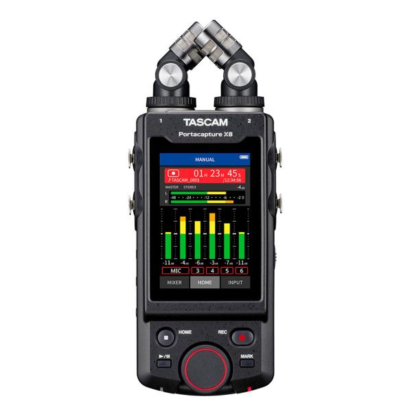 TASCAM ( タスカム ) Portacapture X8 レコーダー 32ビットフロート 録音 8トラック対応 オーディオインターフェイス…