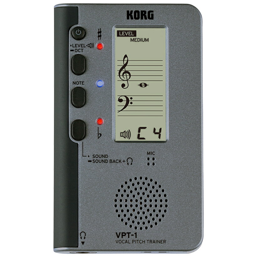 【メール便出荷品】 KORG ( コルグ ) VPT-1 ボーカル ピッチ トレーナー 歌練習 音程トレーニング VOCAL PITCH TRAINER 北海道 沖縄 離島不可