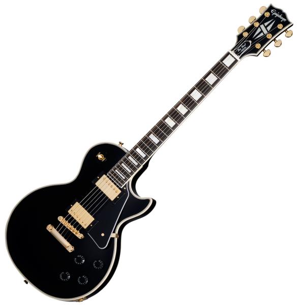 Epiphone エピフォン Les Paul Custom Ebony レスポール カスタム エボニー フラッグシップ モデル【春特価！ピック20枚プレゼント 】