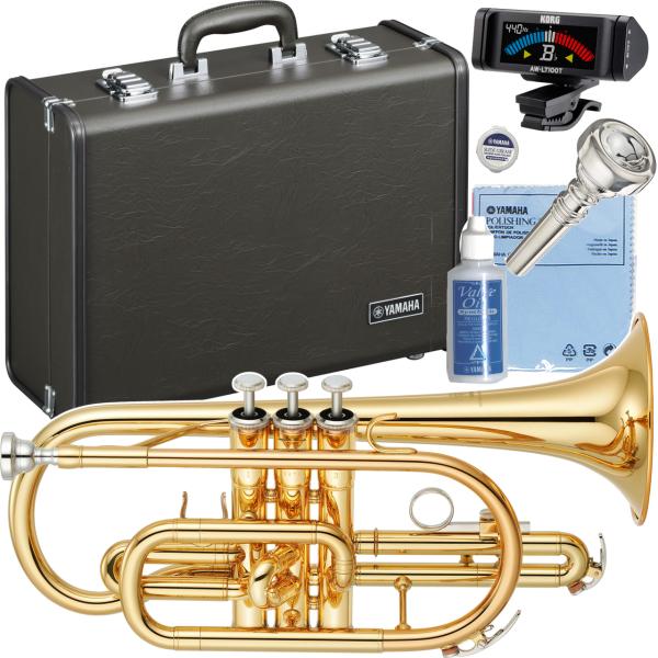 YAMAHA ( ヤマハ ) YCR-2330lll コルネット ラッカー ショート 管楽器 B♭ Cornet gold YCR-2330-3 セット F　北海道 沖縄 離島不可