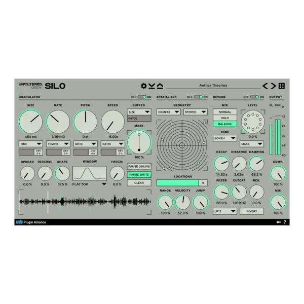 Plugin Alliance ( プラグインアライアンス ) Unfiltered Audio SILO リバーブ マルチエフェクト プラグイン