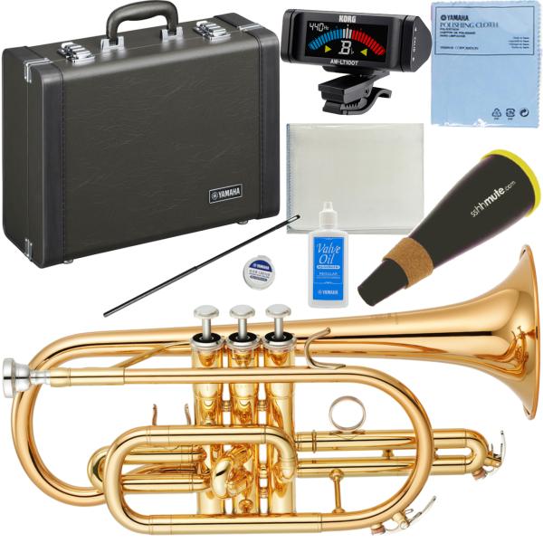 YAMAHA ( ヤマハ ) YCR-4330GII コルネット ラッカー ゴールドブラス ショート 管楽器 B♭ YCR-4330G-2 Cornet GOLD …