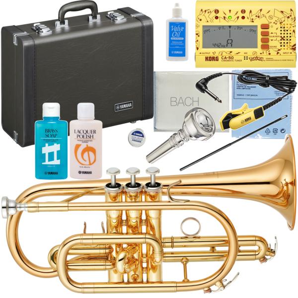 YAMAHA ( ヤマハ ) YCR-4330GII コルネット ラッカー ゴールドブラス ショート 管楽器 B♭ YCR-4330G-2 Cornet GOLD セット G　北海道 沖縄 離島不可