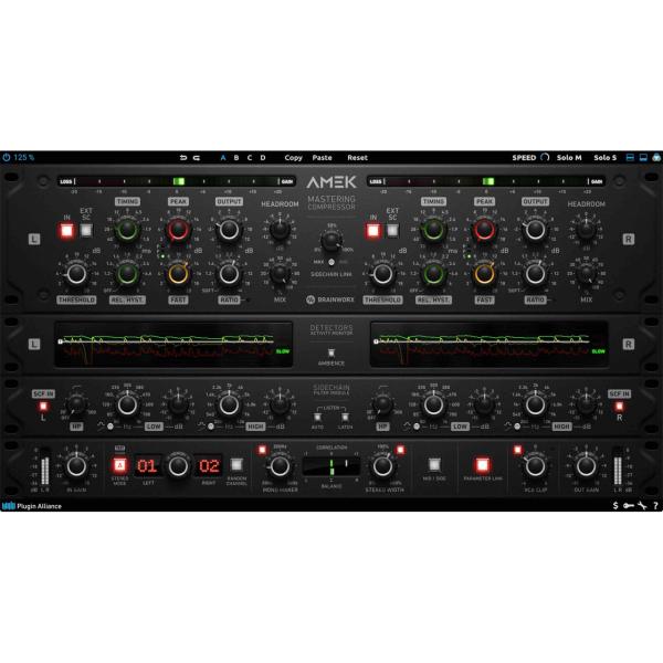 Plugin Alliance ( プラグインアライアンス ) AMEK Mastering Compressor ダイナミクス コンプレッサー エフェクト プラグイン 1