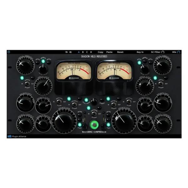 Plugin Alliance プラグインアライアンス Shadow Hills Mastering Compressor ダイナミクス コンプレッサー エフェクト プラグイン