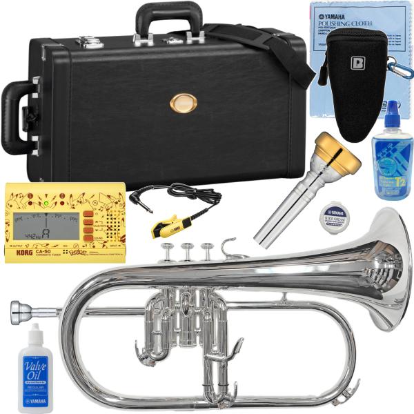 YAMAHA ( ヤマハ ) YFH-631GS フリューゲルホルン 銀メッキ 管楽器 シルバー プロフェッショナル Professional Flugelhorn セット H　北海道 沖縄 離島不可