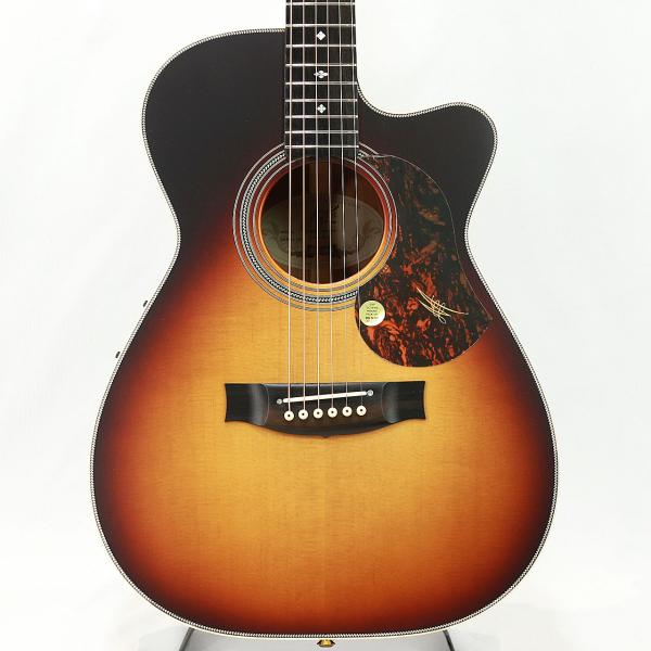 Maton Guitars ( メイトンギターズ ) EBG808C ARTIST Teardrop Tobacco Sunburst 限定カラー アコースティックギター エレアコ 2024メッセ 限定