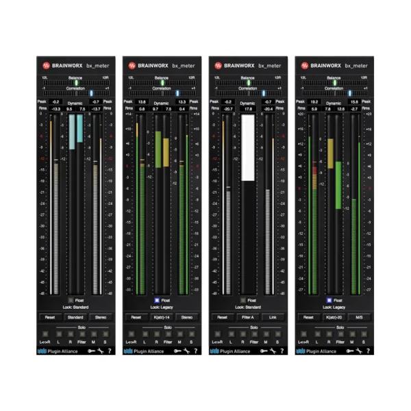 Plugin Alliance ( プラグインアライアンス ) Brainworx bx_meter ミックスツール エフェクト プラグイン